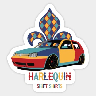 Shift Shirts Harlequin - Golf Sticker